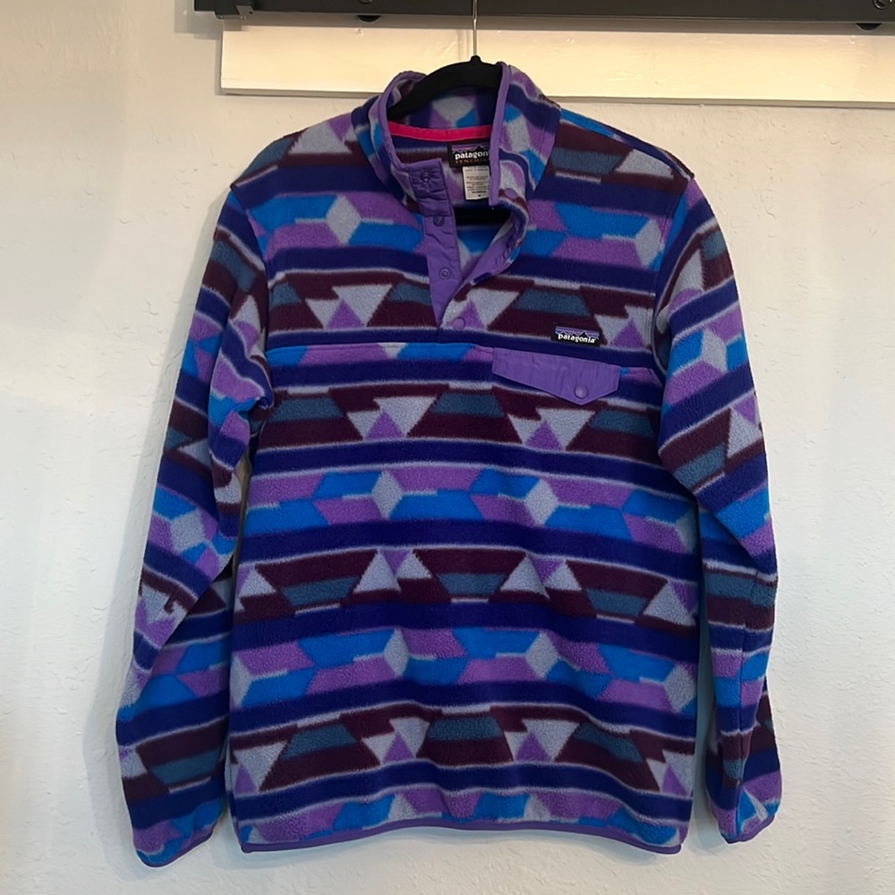 Patagonia Synchilla 1/4 snap jacket women’s medium euc